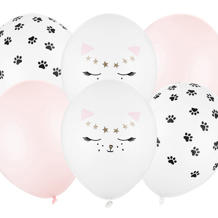 Palloncini gatto 30cm 6pz