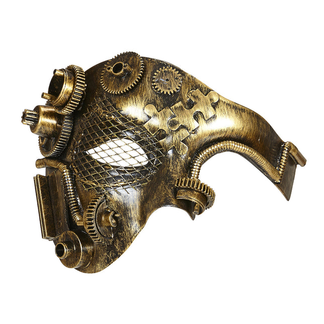 Maschera Steampunk in rame