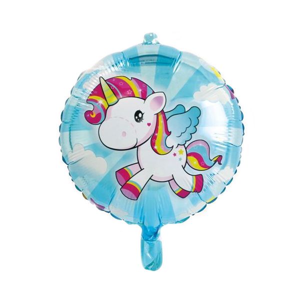 Palloncino ad elio Unicorno 45 cm vuoto