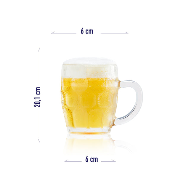 Bicchiere da birra in plastica da 350 ml