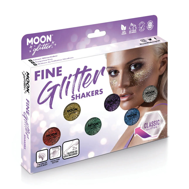 Moon Glitter Classic Fine Glitter Shakers Rosa 5g