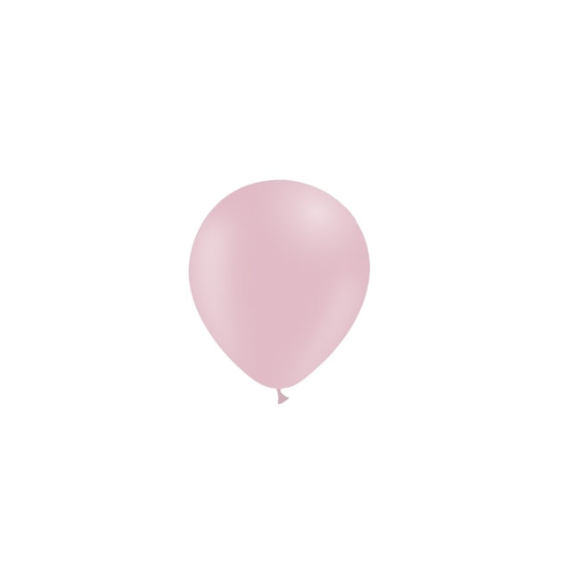 Palloncini rosa chiaro pastello 14cm 100pz