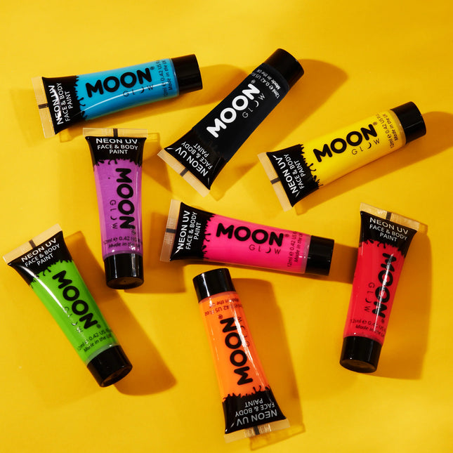 Moon Glow Pastel Neon UV Face Paint Rosa pastello 12ml