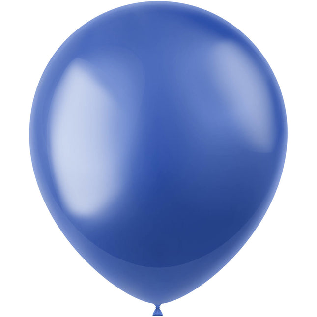 Palloncini blu metallizzati blu reale 33cm 100pz