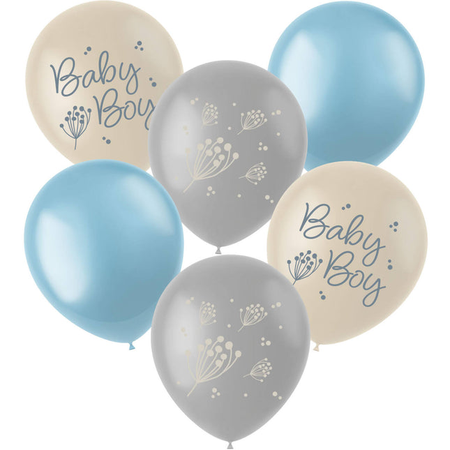 Palloncini nascita Babyboy 33cm 6pz