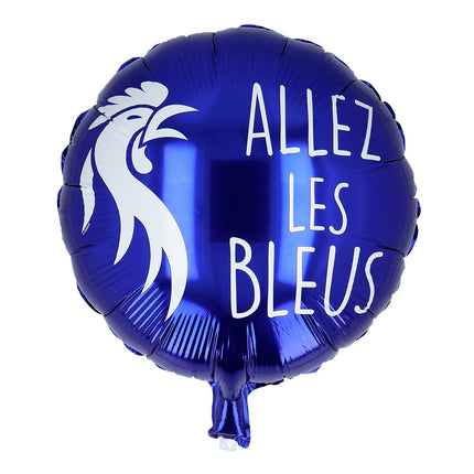 Palloncino ad elio Allez Les Bleus bifacciale 45 cm