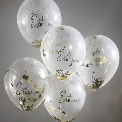 Palloncini Ramadan Eid Mubarak 30cm 5pz