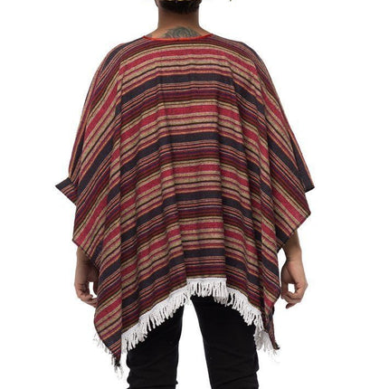 Poncho messicano tessuto