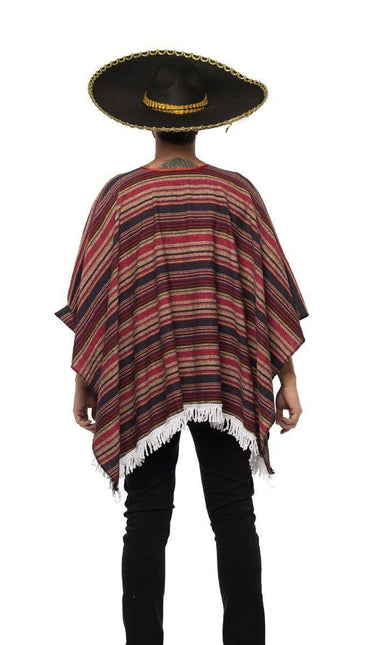 Poncho messicano tessuto