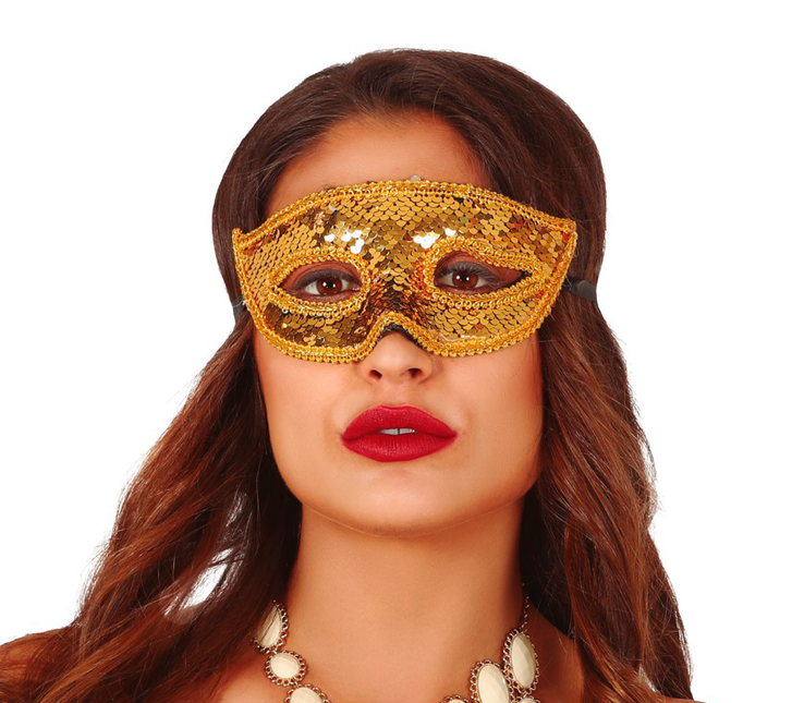 Paillettes della maschera d'oro