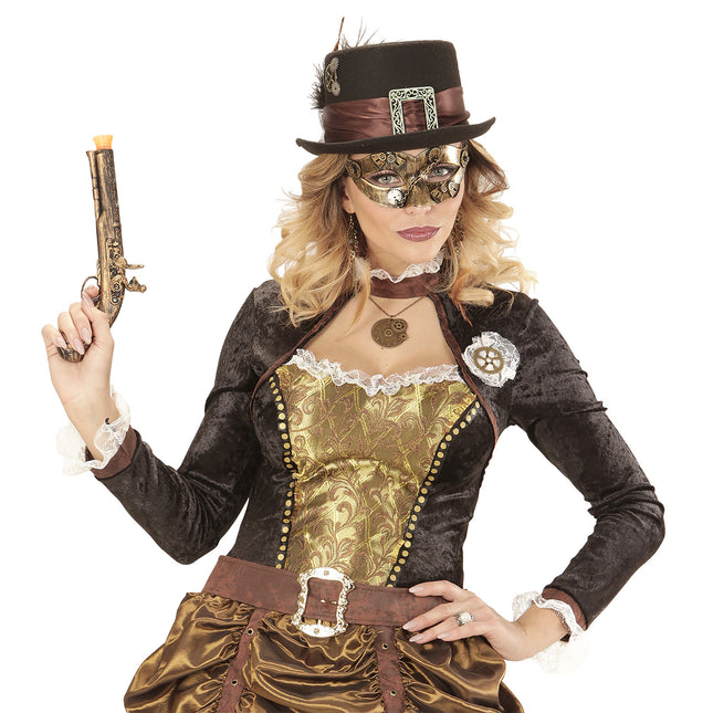 Maschera occhi steampunk in rame