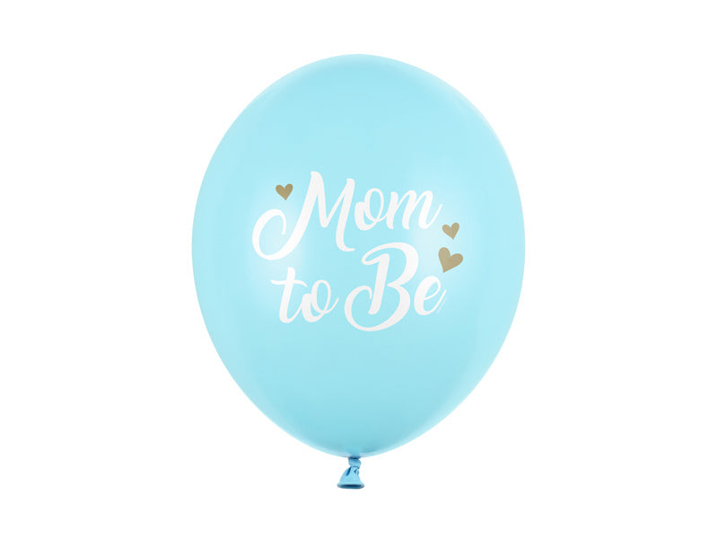 Palloncini Mom To Be Blu 30cm 6 pezzi