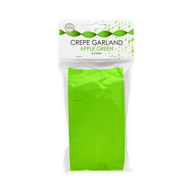 Ghirlande Crepe Verde Lime 6m