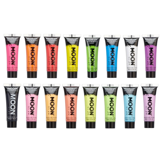 Moon Glow Pastello Neon UV Face Paint Pastello Lilla 12ml