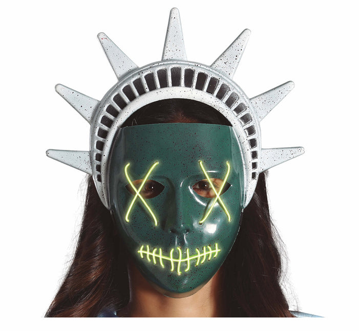 Maschera di Halloween Statua della Libertà