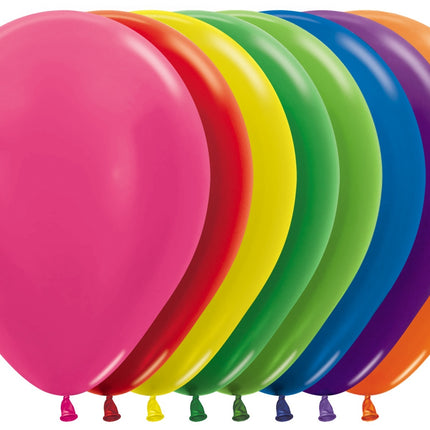 Palloncini Metallic Mix 30cm 50pz