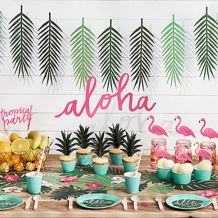 Cupcake Toppers Albero delle palme 16,5 cm 6 pezzi