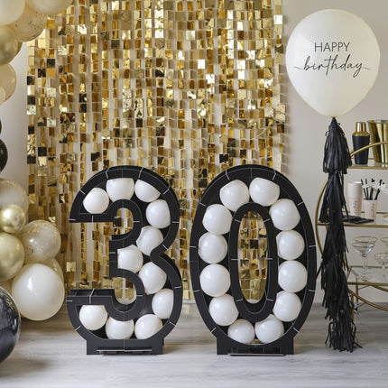 Palloncini neri standard 30 anni