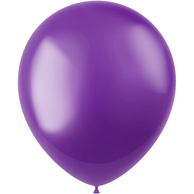 Palloncini viola metallizzati viola 33cm 50pz