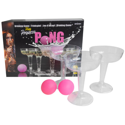 Gioco di bevute Prosecco Pong 15 pezzi