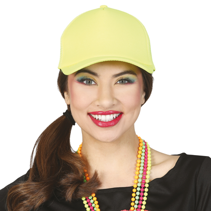 Cappello giallo neon