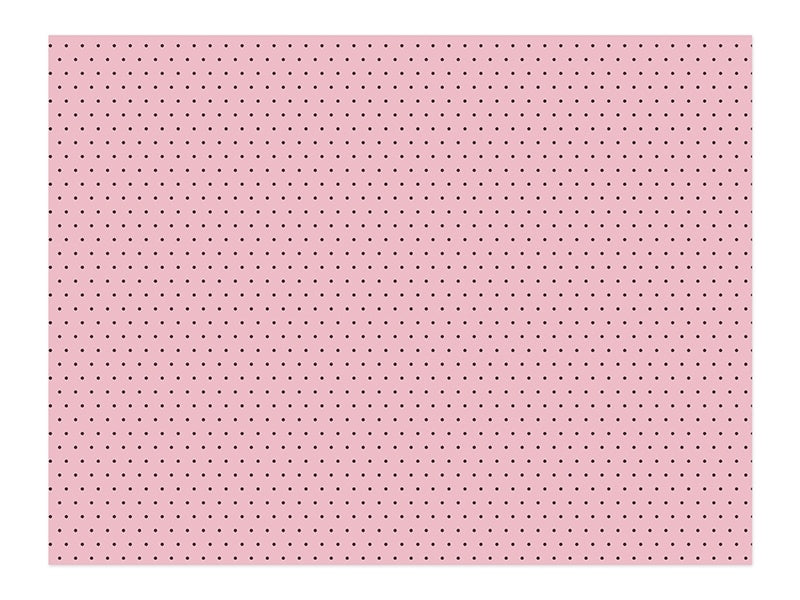 Tovagliette rosa nero 40 cm 6 pezzi
