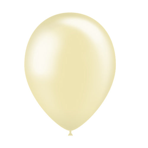 Palloncini color avorio metallizzati 25cm 10pz