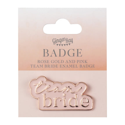 Spilla oro rosa Team Bride