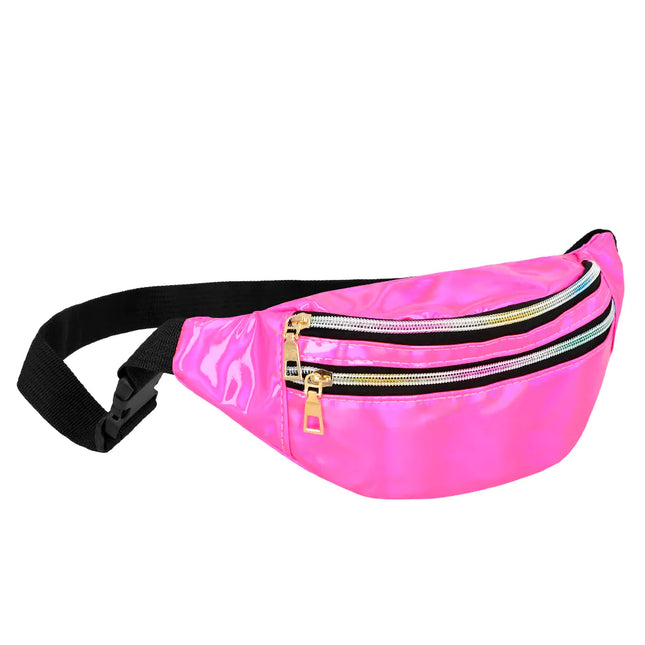 Borsa Hip rosa olografica