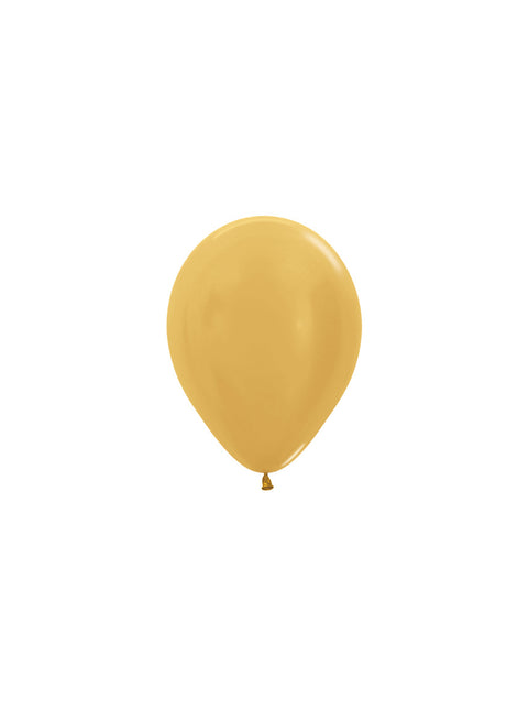 Palloncini Oro Metallizzato 12cm 50pz