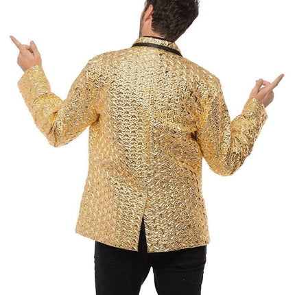 Blazer oro uomo