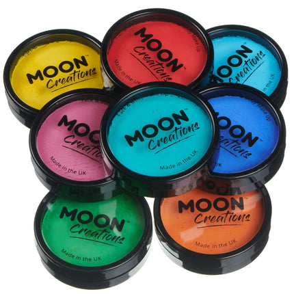 Moon Creations Pro Face Paint Cake Pots Sky Blue 36g