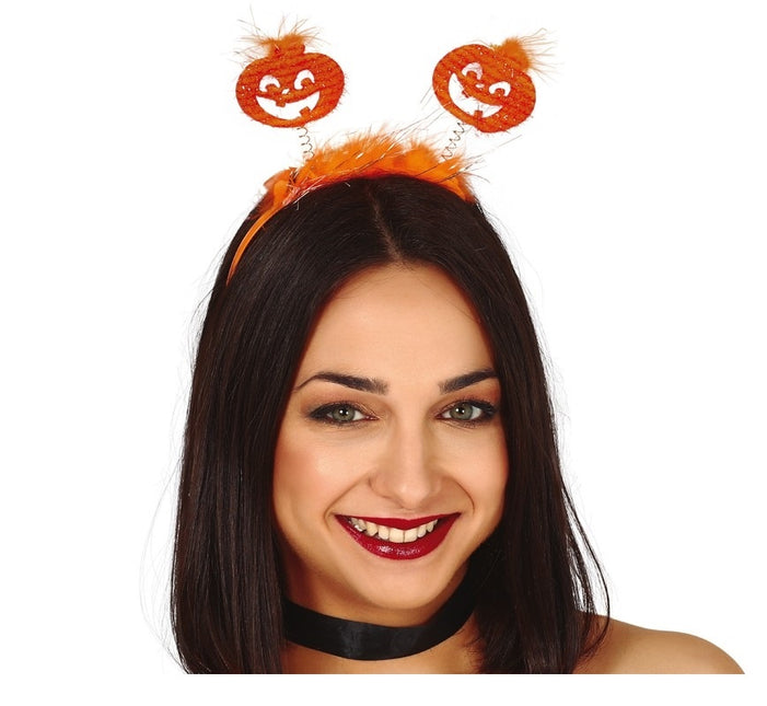 Cerchietto per capelli Halloween Zucca