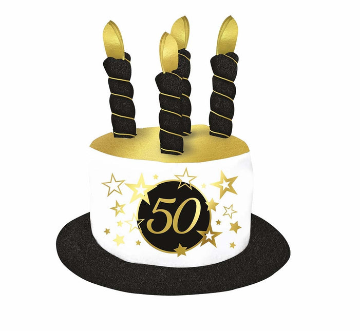 Cappello 50 anni Candele