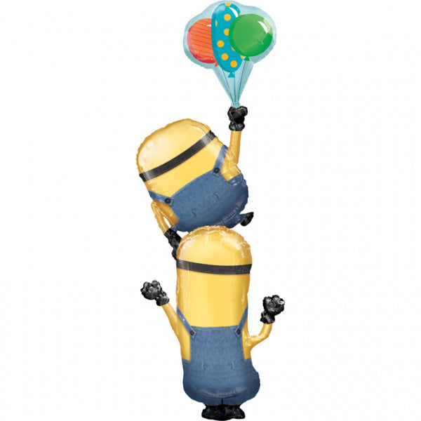 Palloncino ad elio Minions XL 1,54 m vuoto