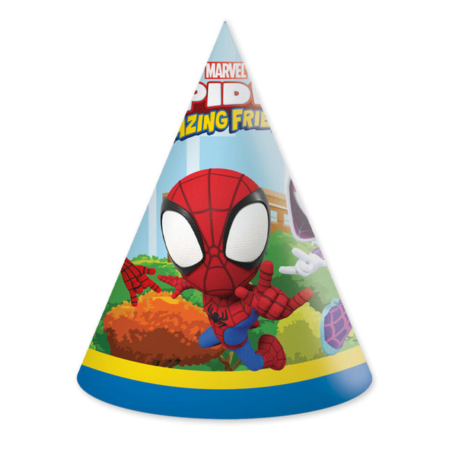 Cappelli da festa di Spidey 6 pezzi