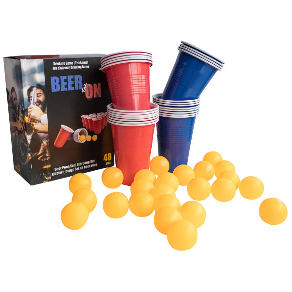 Gioco di bevande Beerpong Set 48 pezzi