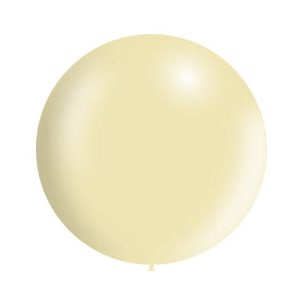 Palloncino gigante metallizzato color avorio da 60 cm