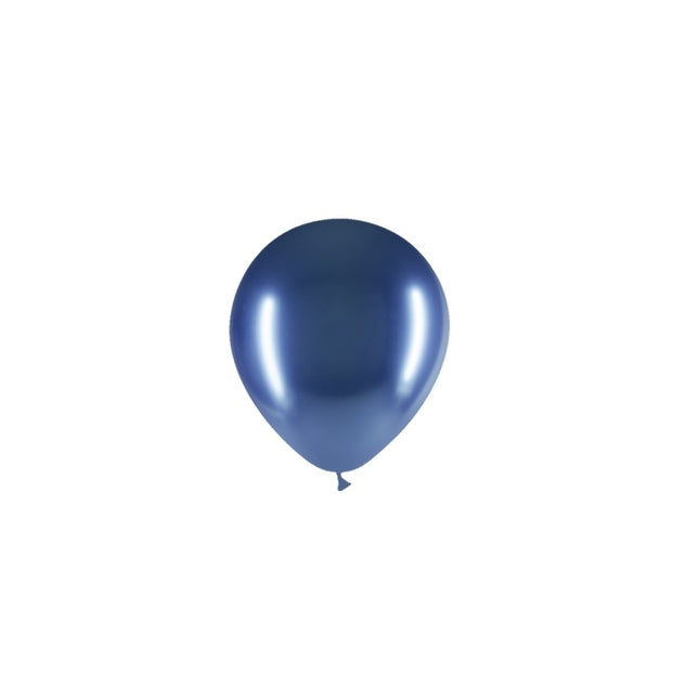 Palloncini blu cromo 13cm 100pz