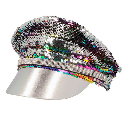 Cappello reversibile Rainbow Silver