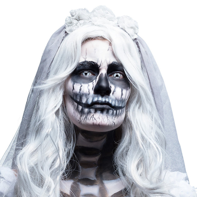 Lenti Halloween Sposa Fantasma