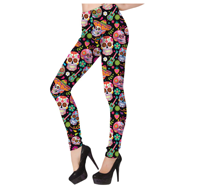 Leggings Dia De Los Muertos