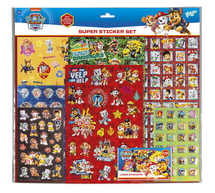 Set di adesivi Paw Patrol grande