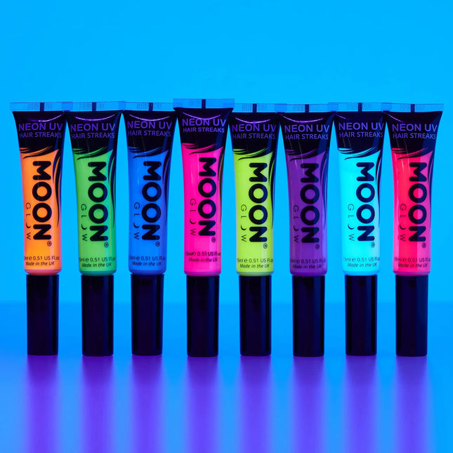 Moon Glow Neon UV Strisce per capelli verde intenso 15ml