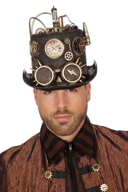 Cappello Steampunk con luce