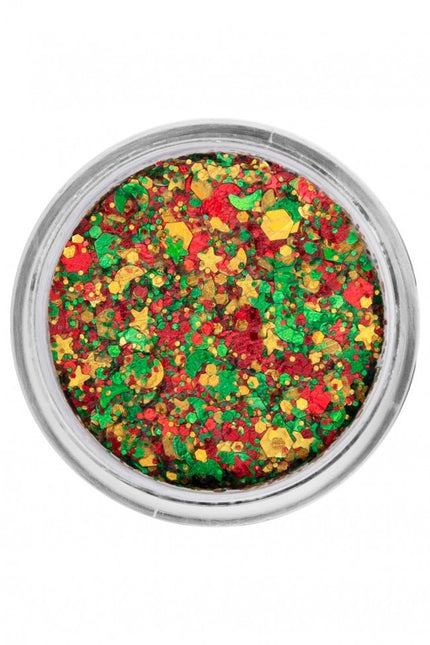 PXP Pressed Chunky Glitter Creme Rosso/Giallo/Verde 10ml