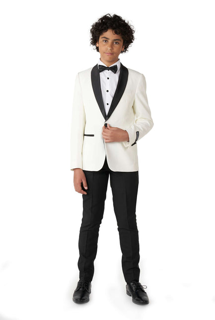 Tuxedo bianco per ragazzi OppoSuits