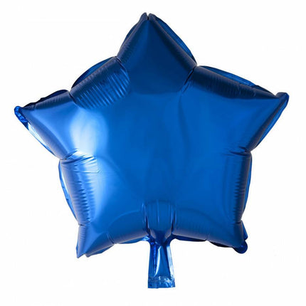 Palloncino ad elio Star Blu 46cm Vuoto