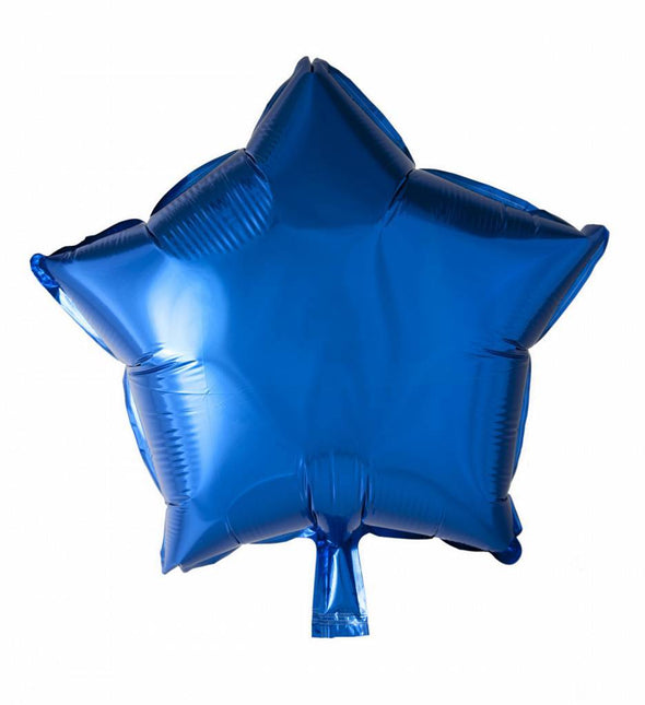 Palloncino ad elio Star Blu 46cm Vuoto