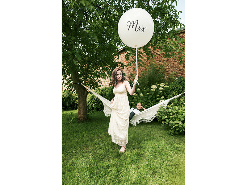 Palloncino bianco Mrs 1m